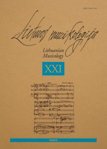 Lietuvos muzikologija Nr. 21