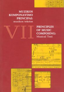Principles of Music Composing VII: Musical Text